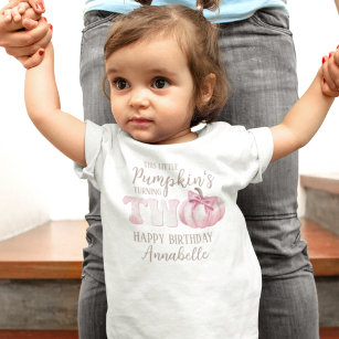 Dieser kleine Pumpkins 2. Geburtstagskind T - Shir Kleinkind T-shirt