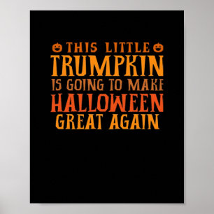Dieser kleine Trumpkin wird Halloween GR Poster