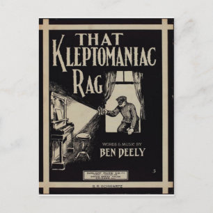 Dieser Kleptomane-Rag Postkarte