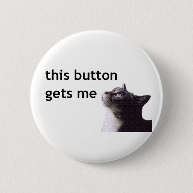 dieser Knopf erhält mir Katze Button (Vorderseite)