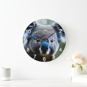 Dieser Koala-Bär Liebe eine Selfie, eine Wall-Uhr Große Wanduhr