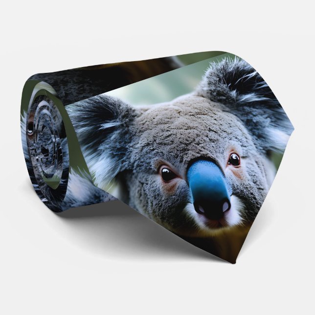 Dieser Koala-Bär Liebe eine Selfie, Neck Tie Krawatte (Gerollt)