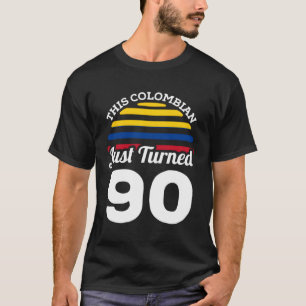 Dieser Kolumbianer hat gerade 90 Kolumbien 90. T-Shirt