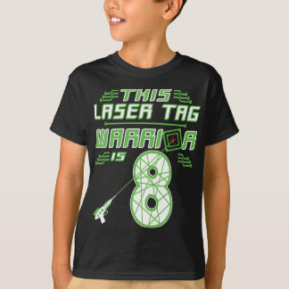 Dieser Laser Tag Warrior ist 8 Gaming 8. Geburtsta T-Shirt