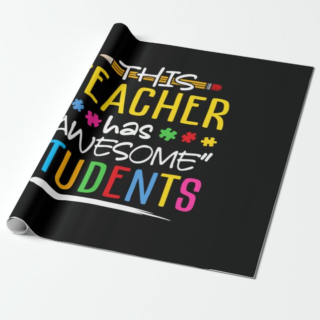 Dieser Lehrer hat Phantastischen Schüler Geschenkpapier (Ungerollt)