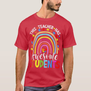 Dieser Lehrer hat Phantastischen Schüler Regenboge T-Shirt