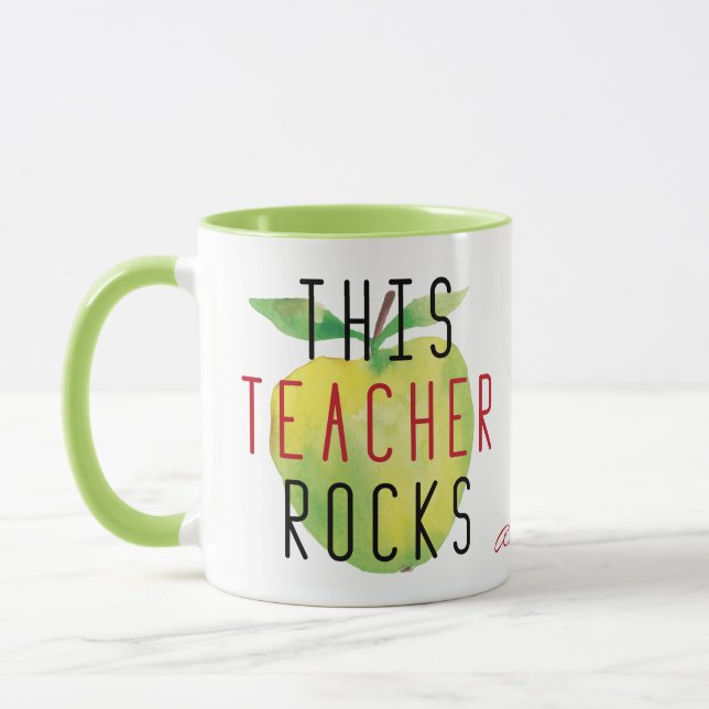 Dieser Lehrer ist Personalisiert Tasse (Links)