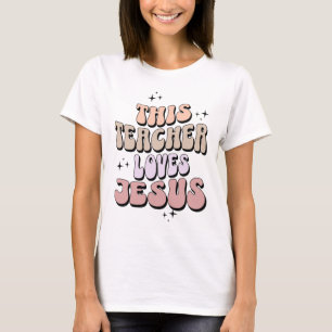 Dieser Lehrer liebt Jesus T-Shirt
