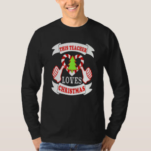 Dieser Lehrer liebt Weihnachten  Professor Erziehe T-Shirt