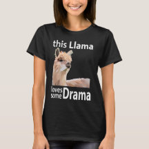 Dieser Llama Lieben einige Drama Funny Llama