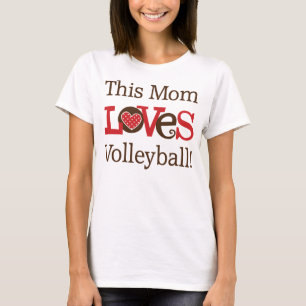 Dieser Mama-Liebe-Volleyball T-Shirt