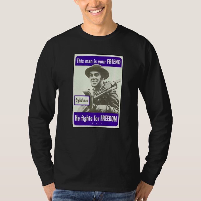 Dieser Mann ist dein Freund, den er für die Freihe T-Shirt (Vorderseite)