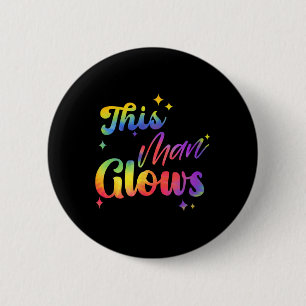 Dieser Mann strahlt Frohen Vatertag Tie Dye Dad Co Button