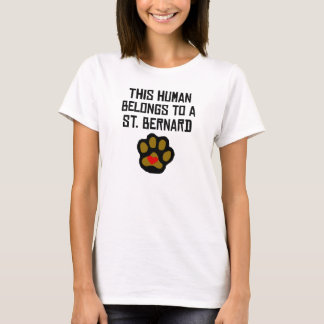 Dieser Mensch gehört einem Heiligen Bernard an T-Shirt