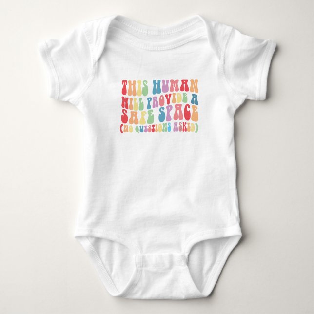 Dieser Mensch wird ein sicheres, schwules Homosexu Baby Strampler (Vorderseite)