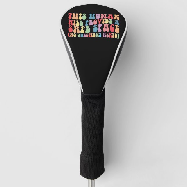Dieser Mensch wird ein sicheres, schwules Homosexu Golf Headcover (Vorderseite)