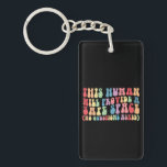 Dieser Mensch wird ein sicheres, schwules Homosexu Schlüsselanhänger<br><div class="desc">Dieser Mensch wird einen sicheren Raum ohne Gefragt Fragen bieten</div>