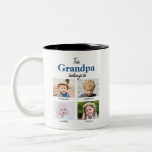 Dieser Opa gehört zu 4 Fotos Zweifarbige Tasse