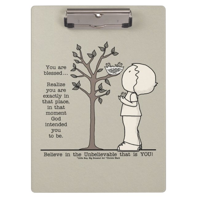 Dieser Ort Klemmbrett (Vorderseite)