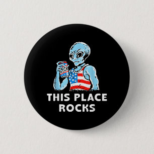 Dieser Ort rockt blauen Außerirdischen mit einem a Button