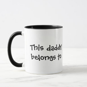 Dieser Papa gehört zu... personalisierter Vater Tasse
