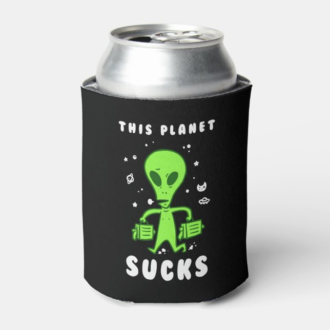 Dieser Planet Sind zum Kotzen Dosenkühler (Kanne Vorderseite)