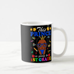 Dieser Prinz geht in die 1. Klasse zurück zur Schu Kaffeetasse