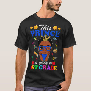 Dieser Prinz geht in die 1. Klasse zurück zur Schu T-Shirt