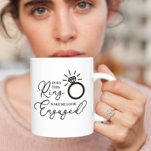 Dieser Ring macht mich Verlobt aussehen Kaffeetasse