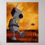 Dieser Roboter ist gelangweilt Poster<br><div class="desc">Original Kunstwerke von Mike Beste</div>