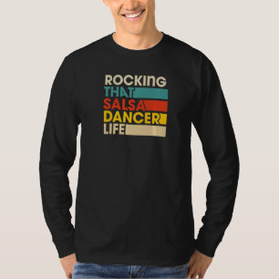 Dieser Salsa-Tänzer-Lebensstil im Retro-Vintage-St T-Shirt