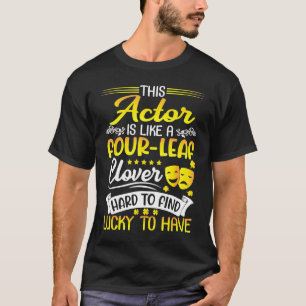 Dieser Schauspieler wie ein Vier-Blätter C Hand zu T-Shirt