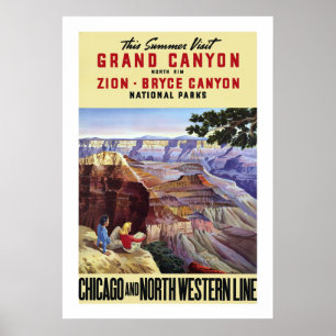 Dieser Sommer Besuch Grand Canyon Poster