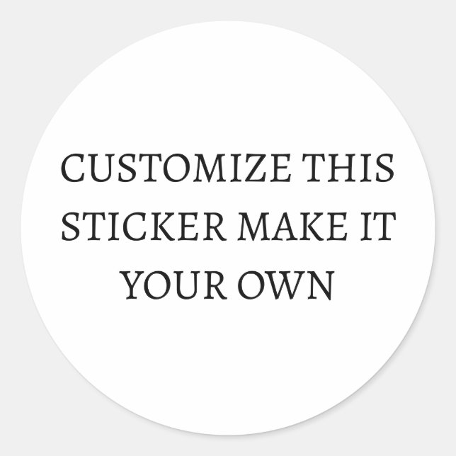 DIESER STICKER STELLT IHNEN IHRE EIGENE EIGENSCHAF (Vorderseite)