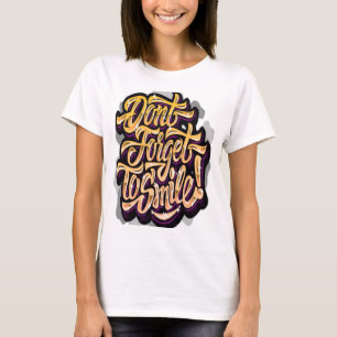 Dieser T - Shirt ist entspannt und passt sich perf