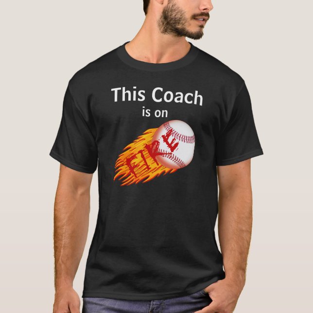 Dieser TRAINER ist auf FEUER lustigen T-Shirt (Vorderseite)