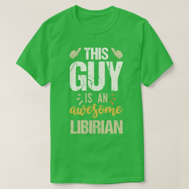 Dieser Typ ist ein Phantastischer Bibliothekar T-Shirt (Design vorne)