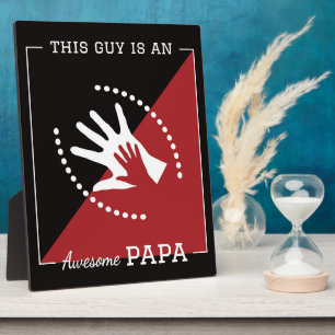 Dieser Typ ist ein phantastischer Papa Plaque Fotoplatte