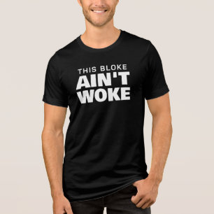 Dieser Typ ist nicht wach Tri-Blend Shirt