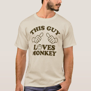 Dieser Typ-Liebe-Affe T-Shirt
