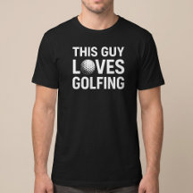 Dieser Typ Liebe Golfspielen