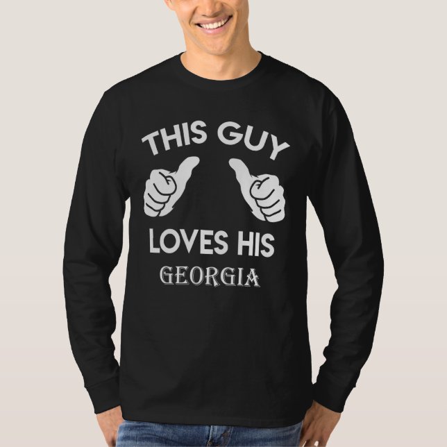 Dieser Typ Liebe sein georgisches Jubiläum T-Shirt (Vorderseite)