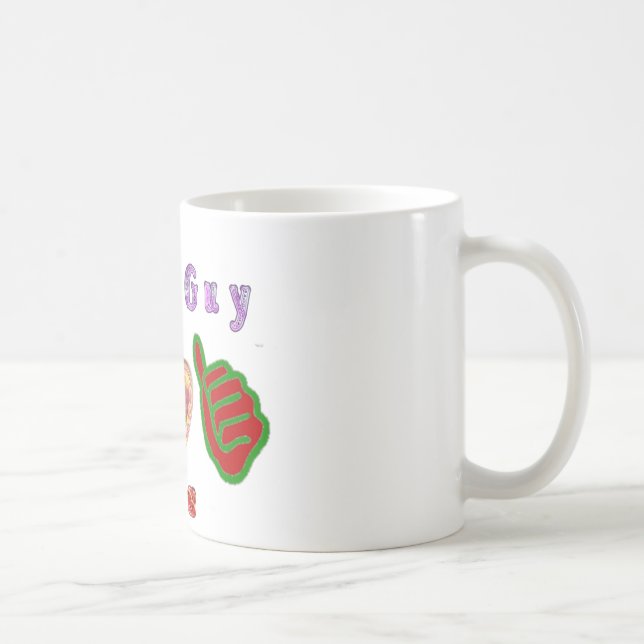 Dieser Typ Lieben große Geschenkkunst drucken Kaffeetasse (Rechts)