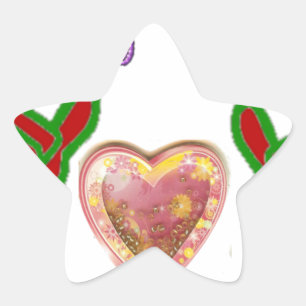 Dieser Typ Lieben große Geschenkkunst drucken Stern-Aufkleber