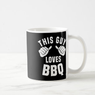 Dieser Typ Liebt Bbq Kostüm Lustiges Rbecue Smokin Kaffeetasse