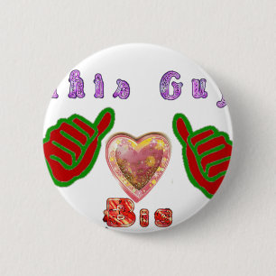 Dieser Typ liebt großes Geschenk-Kunstposter Button