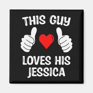 Dieser Typ liebt seine Jessica-Freundin Ehefrau Va Magnet
