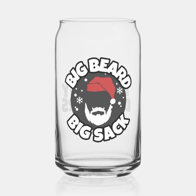 Dieser Typ liefert! Lustiger Weihnachtscocktail Dosenglas (Vorderseite)
