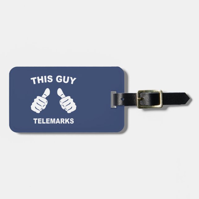 Dieser Typ Telemarke Gepäckanhänger (Vorderseite horizontal)