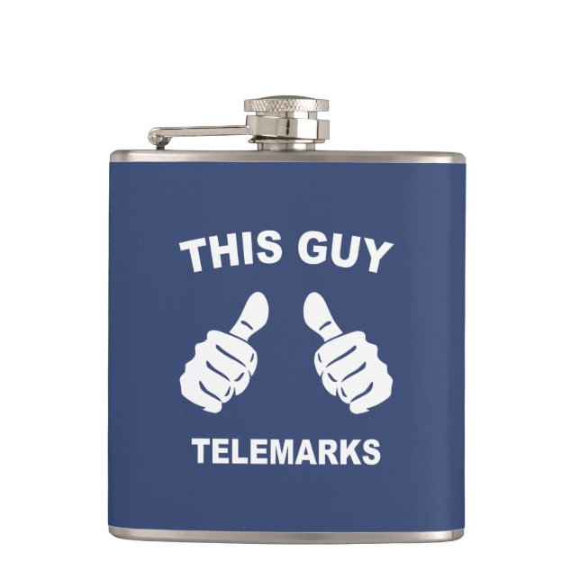 Dieser Typ Telemarkt Flachmann (Vorderseite)